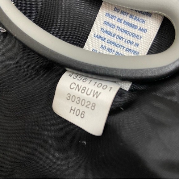 Old Navy Down Puffer Coat Black Shiny Size Medium - Picture 6 of 7